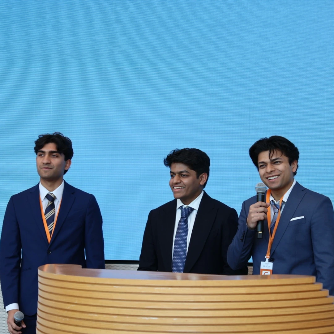 Students listening during a PMC case competition session